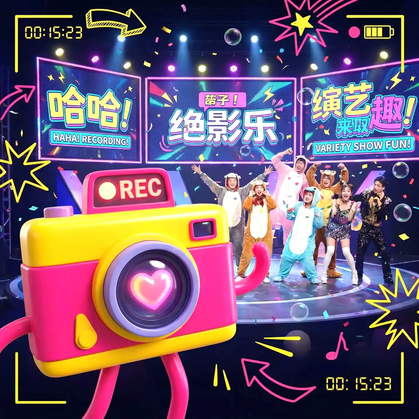 小忻黑夜 经典综艺 - 极限挑战